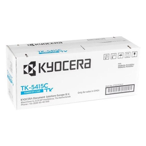Kyocera Toner Kyocera TK-5415C do TASKalfa PA4500ci, MA4500ci| 13 000 str. | cyan