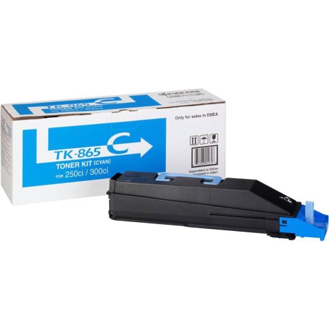 Kyocera Toner Kyocera TK-865C do TASKalfa 250ci/300ci | 12 000 str. | cyan