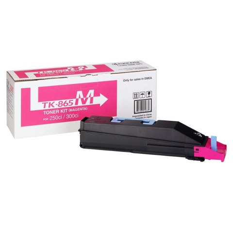 Kyocera Toner Kyocera TK-865M do TASKalfa 250ci/300ci | 12 000 str. | magenta