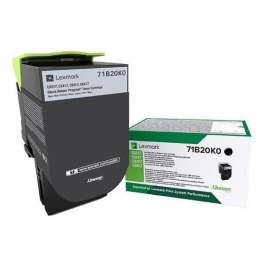 Lexmark Kaseta z tonerem Lexmark 71B20K0 do CS/CX3 | zwrotny | 3 000 str. | black