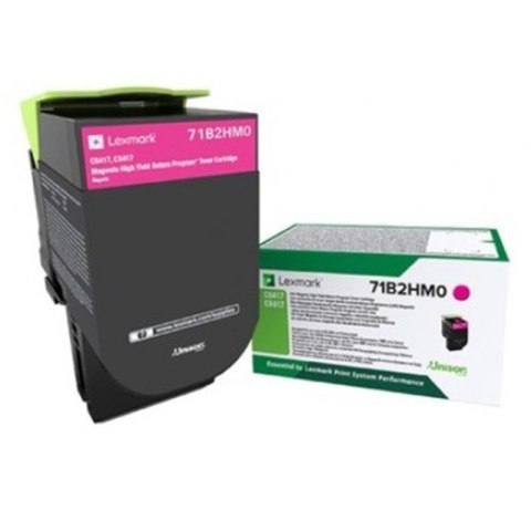 Lexmark Kaseta z tonerem Lexmark 71B2HM0 do CS/CX4/517 | zwrotny | 3 500 str. | magenta