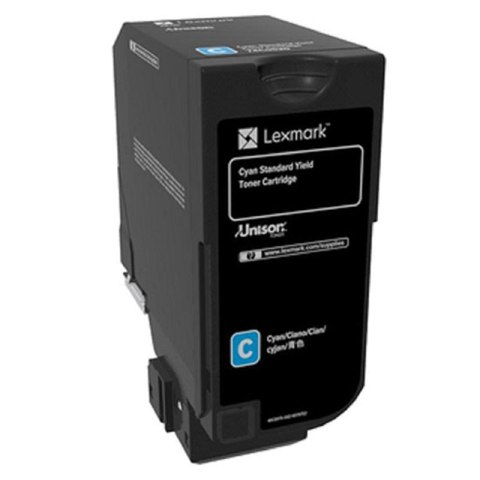 Lexmark Kaseta z tonerem Lexmark 74C2SC0 do CS720/CS725 | zwrotny | 7 000 str. | cyan