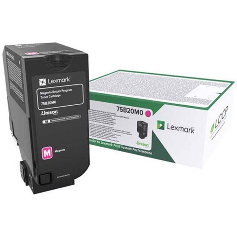 Lexmark Kaseta z tonerem Lexmark 75B20M do CS/CX727/CS728 | zwr. | 10 000 str. | magenta