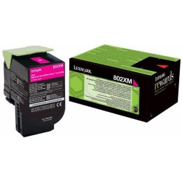 Lexmark Kaseta z tonerem Lexmark 802XM do CX-510 | zwrotny | 4 000 str. | magenta