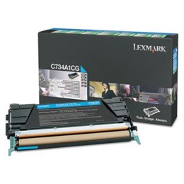 Lexmark Kaseta z tonerem Lexmark do X-746/748 | zwrotny | 7 000 str. | cyan