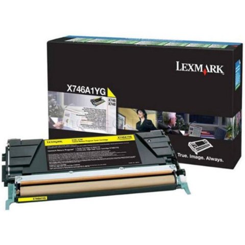 Lexmark Kaseta z tonerem Lexmark do X-746/748 | zwrotny | 7 000 str. | yellow