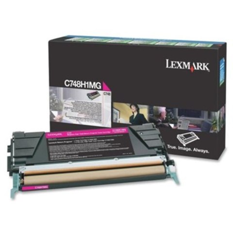 Lexmark Kaseta z tonerem Lexmark do C-748 | zwrotny | 10 000 str. | magenta