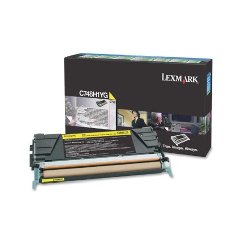 Lexmark Kaseta z tonerem Lexmark do C-748 | zwrotny | 10 000 str. | yellow