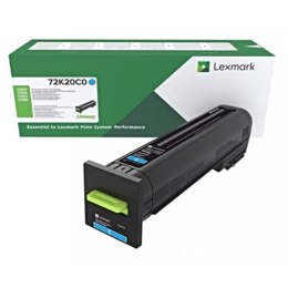 Lexmark Kaseta z tonerem Lexmark do CS820dte/ CS820de | zwrotna | 22 000 str. | CYAN