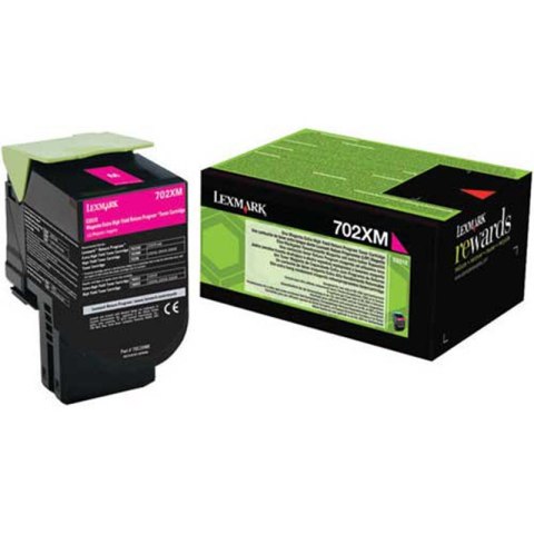 Lexmark Kaseta z tonerem Lexmark 702XM do CS-510 | zwrotny | 4 000 str. | magenta