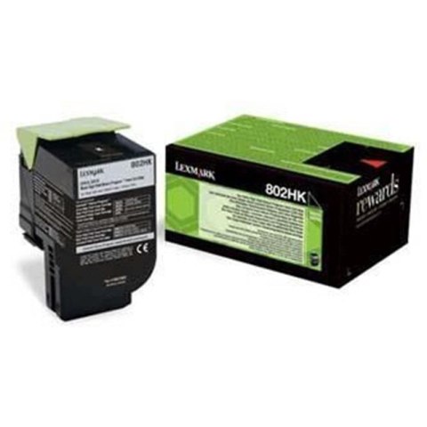 Lexmark Kaseta z tonerem Lexmark 802HK do CX-410/510 | zwrotny | 4 000 str. | black