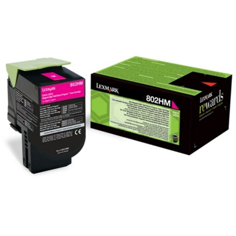 Lexmark Kaseta z tonerem Lexmark 802HME do CX-410/510 | korporacyjny | 3 000str.|magenta