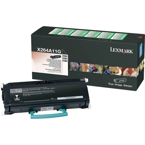 Lexmark Kaseta z tonerem Lexmark do X-264/363/364 | zwrotny | 3 500 str. | black