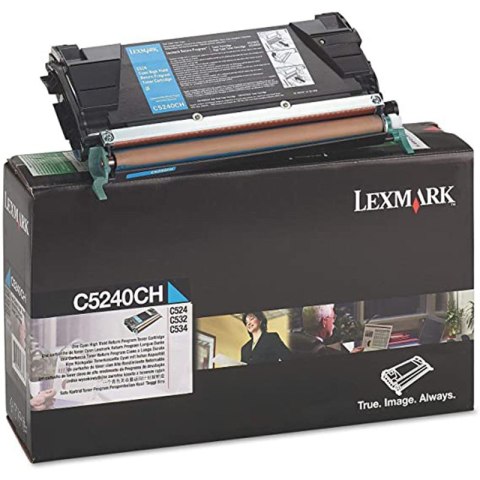 Lexmark Kaseta z tonerem Lexmark do C-524/534 | zwrotny | 5 000 str. | cyan