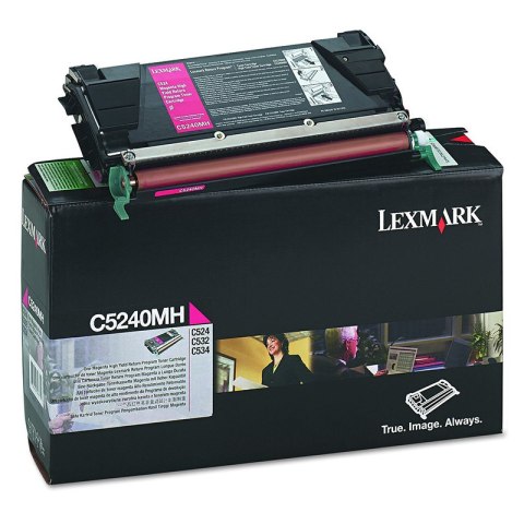 Lexmark Kaseta z tonerem Lexmark do C-524/534 | zwrotny | 5 000 str. | magenta