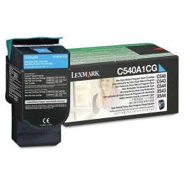 Lexmark Kaseta z tonerem Lexmark do C-540/543/544/546 | zwrotny | 1 000 str. | cyan