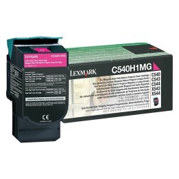 Lexmark Kaseta z tonerem Lexmark do C-540/543/544/546 | zwrotny | 2 000 str | magenta