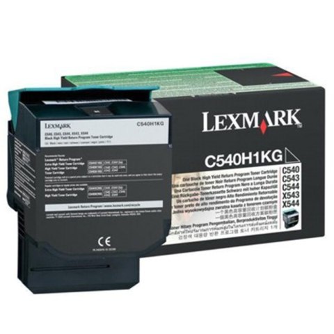 Lexmark Kaseta z tonerem Lexmark do C-540/543/544/546 | zwrotny | 2 500 str | black