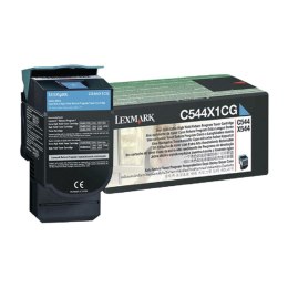 Lexmark Kaseta z tonerem Lexmark do C-544/546 | zwrotny | 4 000 str. | cyan
