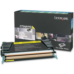 Lexmark Kaseta z tonerem Lexmark do C-734/736 | zwrotny | 6 000 str. | yellow