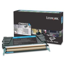 Lexmark Kaseta z tonerem Lexmark do C-746/748 | zwrotny | 7 000 str. | cyan