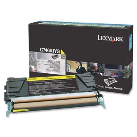Lexmark Kaseta z tonerem Lexmark do C-746/748 | zwrotny | 7 000 str. | yellow