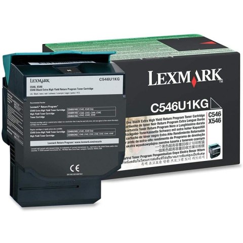 Lexmark Kaseta z tonerem Lexmark do C546 | zwrotny | 8 000 str. | black