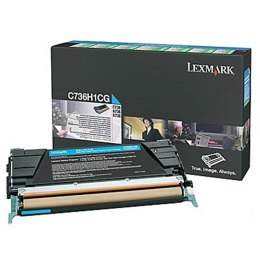 Lexmark Kaseta z tonerem Lexmark do C736 | zwrotny | 10 000 str. | cyan