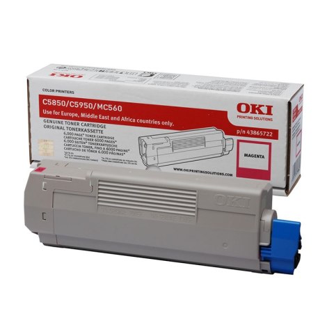 Oki Toner Oki do C5850/5950, MC560 | 6 000 str. | magenta