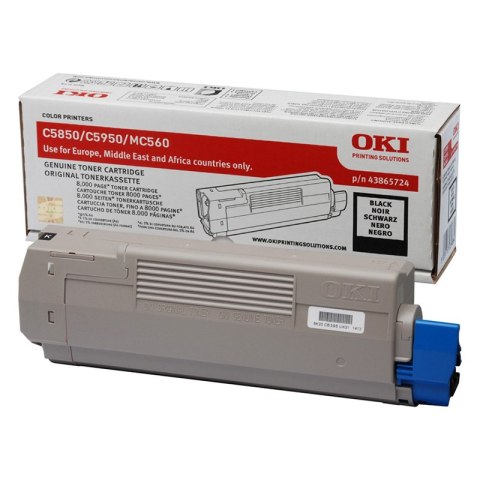 Oki Toner Oki do C5850/5950, MC560 | 8 000 str. | black