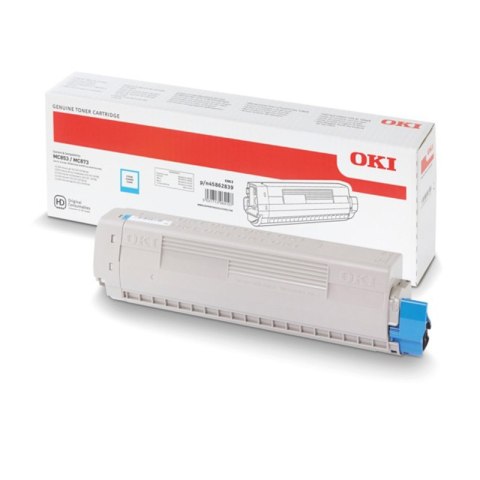 Oki Toner Oki do MC853/MC873 | 7 300 str. | cyan