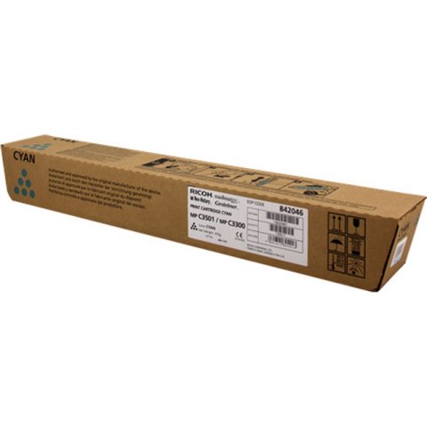 Ricoh Toner Ricoh do MP C2800/3001/3300/3501| 16 000 str. | cyan