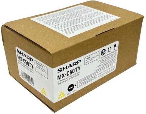 Sharp Toner Sharp do MXC50TC | 13 000 str. | yellow