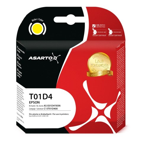 Asarto Tusz Asarto do Epson T01D4 | C13T01D400 | 20000 str. | yellow