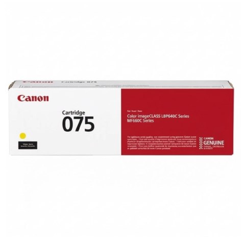 Canon Toner Canon CRG-075Y do i-SENSYS MF667Cx | 1 300 str.| Yellow |
