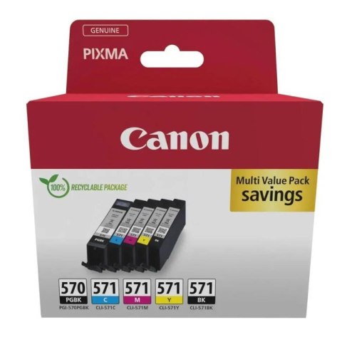 Canon Tusz Canon PGI-570BK/CLI-571 do Pixma MG-5750/6850/7750 | 43ml | CMYK