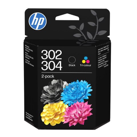 HP Tusz HP 2-Pack 302/304 | black + tri-color