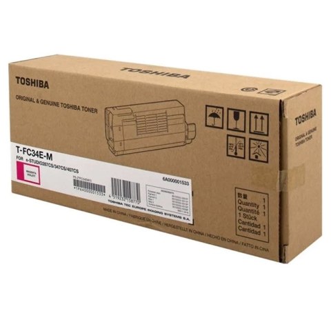 Toshiba Toner Toshiba T-FC34EM do e-Studio 287/347/407 | 11 500 str. | Magenta