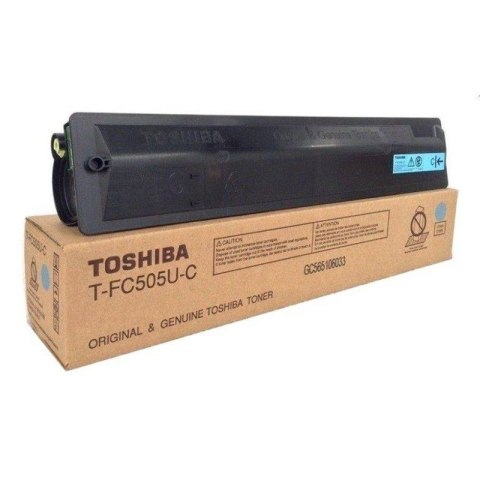 Toshiba Toner Toshiba T-FC505E-C do e-Studio 2505/3005/3505/4505 | 33 600 str. | cyan