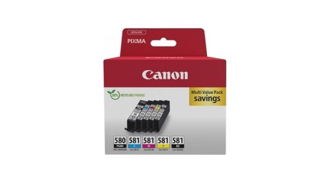 Oryginalny Tusz CMYK Canon PGI-580, PGI580, CLI-581, CLI581 (2078C007)