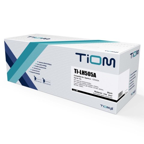 Toner Tiom do HP 05B | CE505A | 2300 str. | black Tiom