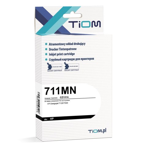 Tusz Tiom do HP 711MN | CZ131A | 29 ml | magenta Tiom