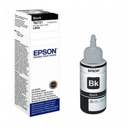 Butelka z tuszem Epson T6731 do L800 , L1800 | 70ml | black Epson