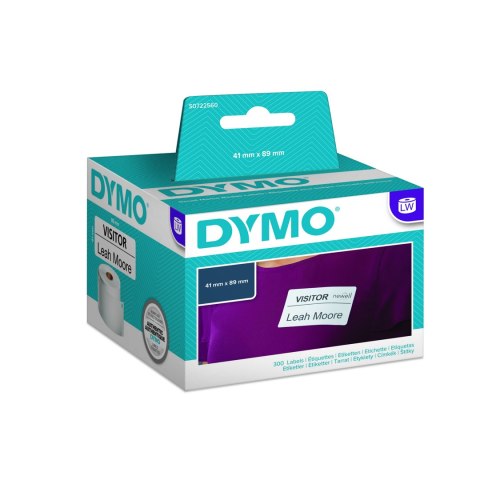 Dymo etykieta do drukarek LW 11356 biała, papierowa, 89mm/41mm Dymo