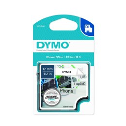 Dymo taśma do drukarek etykiet, D1 16957 | 12mm x 3.5m | czarny/biały | NYLONOWA Dymo