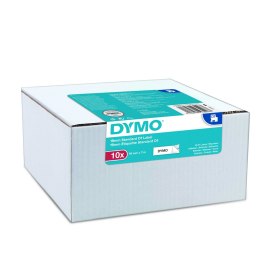 Dymo taśma do drukarek etykiet, D1 40913 | 9mm x 7m | czarny / biały | 10 sztuk Dymo