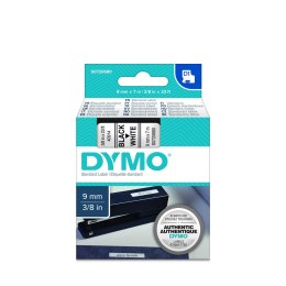 Dymo taśma do drukarek etykiet, D1 40913 | 9mm x 7m | czarny / biały Dymo