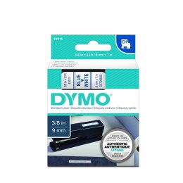 Dymo taśma do drukarek etykiet, D1 40914 | 9mm x 7m | niebieski / biały Dymo