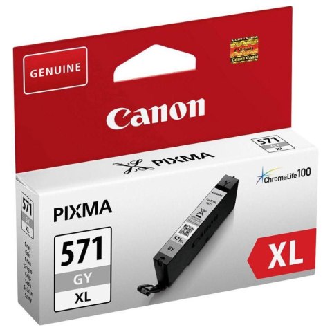 Tusz Canon CLI-571GY XL do Pixma MG-5750/6850/7750 | 11ml | gray Canon