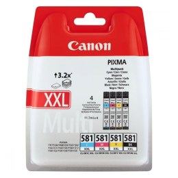 Tusz Canon CLI-581 XXL CMYK do Pixma TR7550/TR8550 | 4 x 11,7ml | CMYK Canon